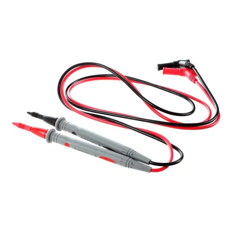 GTBL 1 Pair Digital Multimeter 1000V 20A Universal Test Lead Cable Probe Red+Black