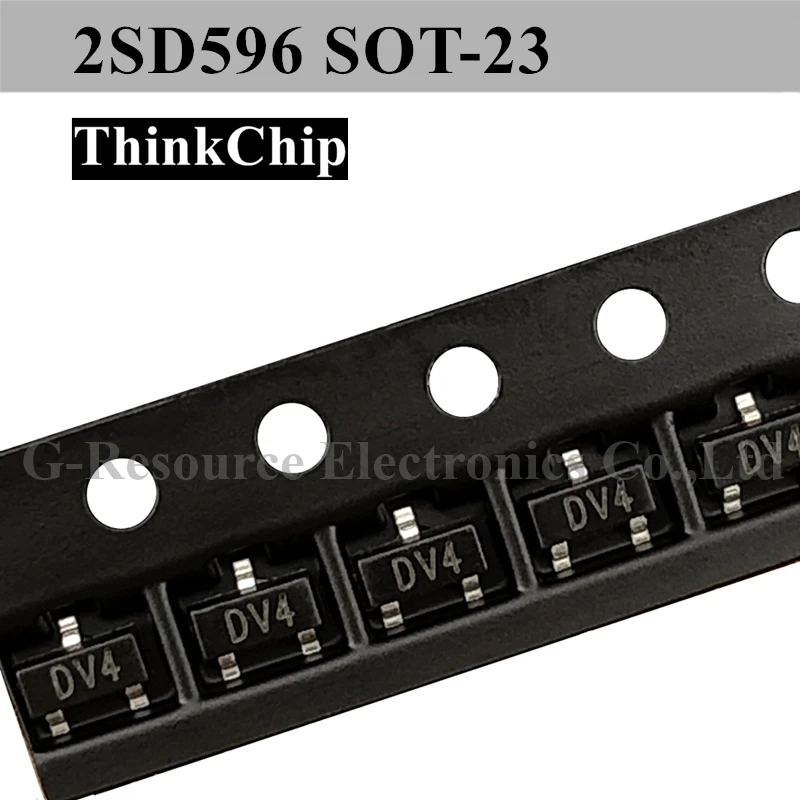 (100 stücke) 2SD596 SOT-23 SMD Kristall triode (Kennzeichnung DV4) D596 SOT23