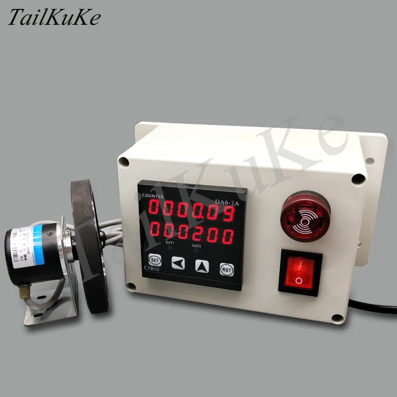 الأسطوانة الإلكترونية متر طول قياس التحكم متر القماش مدقق متر