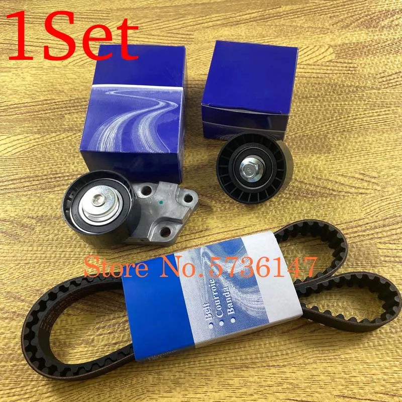 

Timing Belt Kit Tensioner For Chevy Optra Lacetti Chevrolet Aveo DOHC Excelle 1.6L 96814098 93744703 90529809 96350550 25183772