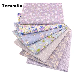 Teramila morbido confortevole stampa floreale Design centrotavola tessuto di cotone materiale trapuntato patchwork Twill Fat quarto Tecido