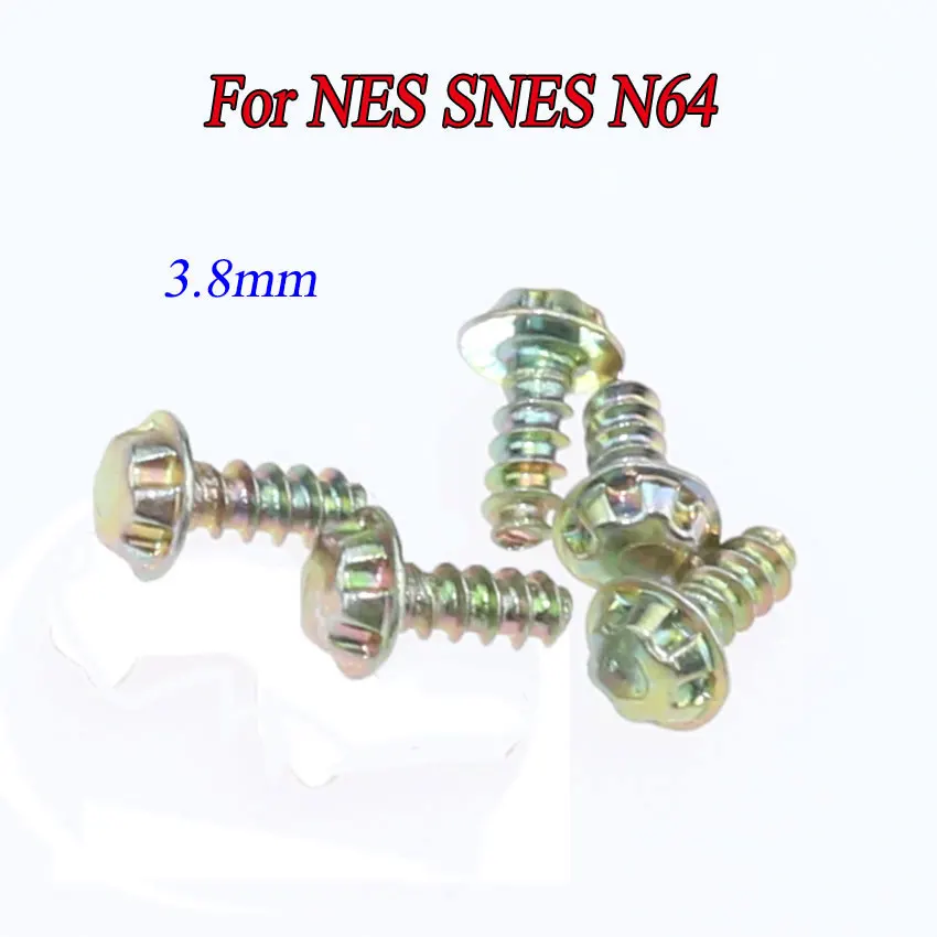 50Pcs For NES SNES N64 Screws Cartridge Case Screw for NES, SNES, N64, GB Game Cartridge case 3.8mm