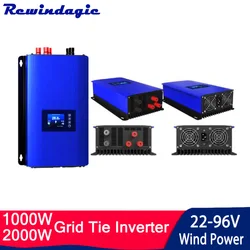 1000W 2000W Wind Power Grid Tie Inverter With Limiter /Dump Load Controller/Resistor 48v 60v 220v 230v Wind Turbine Generator