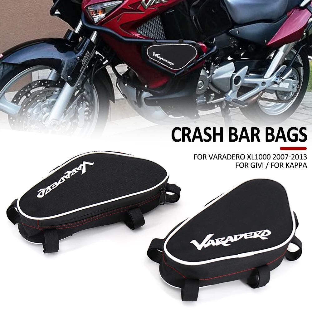 

New Accessories Frame Crash Bars For Honda Varadero XL1000 2007-2013 For Givi For Kappa Waterproof Bag Repair Tool Placement Bag