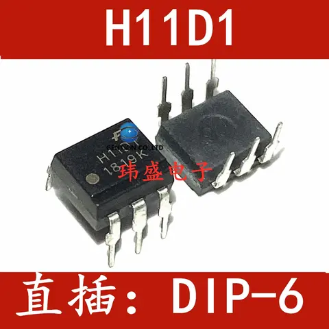 블랙 라이트 커플 링 H11D1 H11D1 DIP-6, 재고 있음 100% 신규 및 원본 10PCS