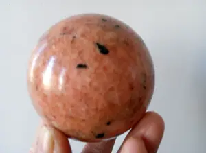 67 мм натуральный Родохрозит, хрустальный камень, сфера, шар, чакры, лечение 442,0 г