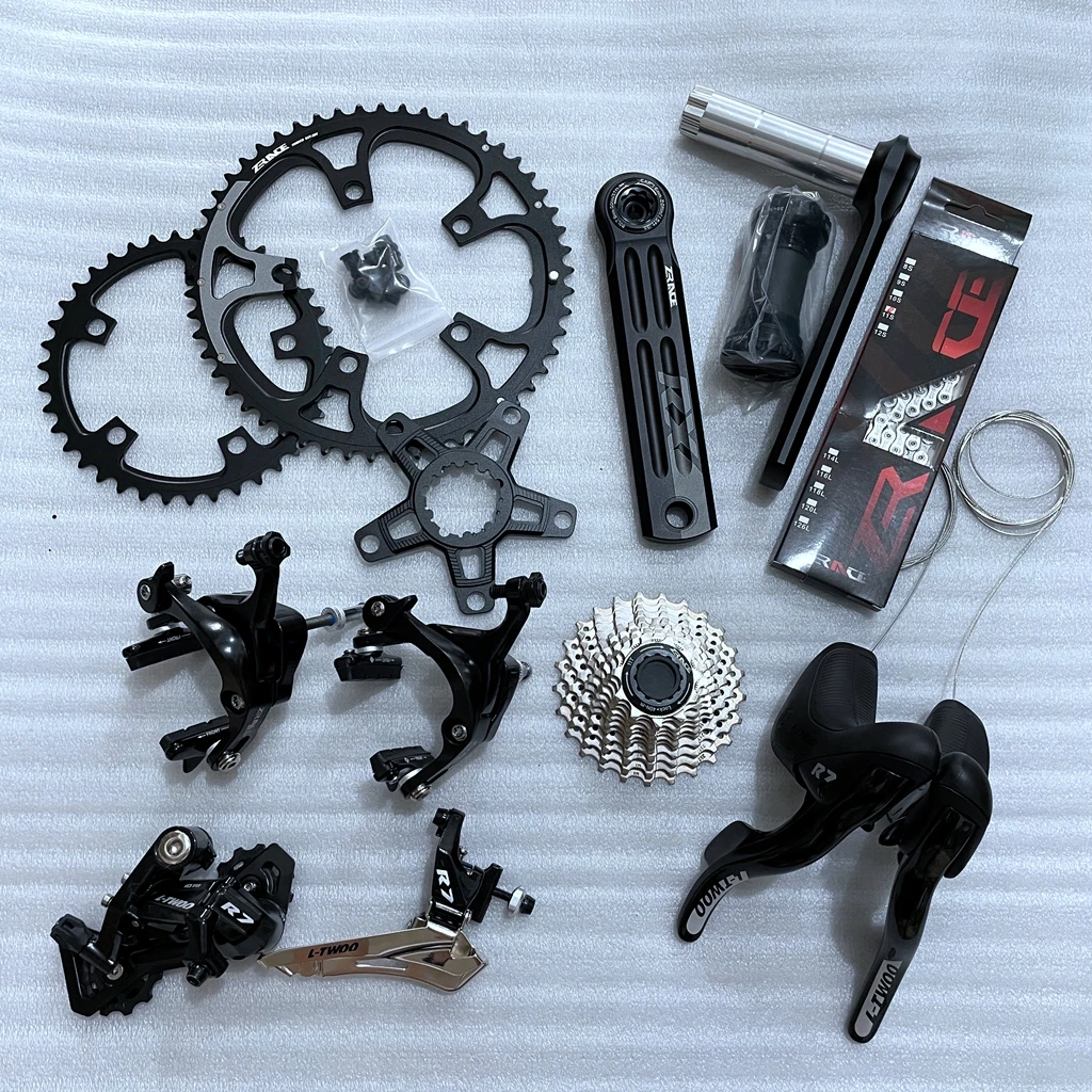 LTWOO R7 + ZRACE Crank Brake Cassette Chain, 2x10 Speed, 20s Road Groupset, for Road bike Bicycle 4700, R3000