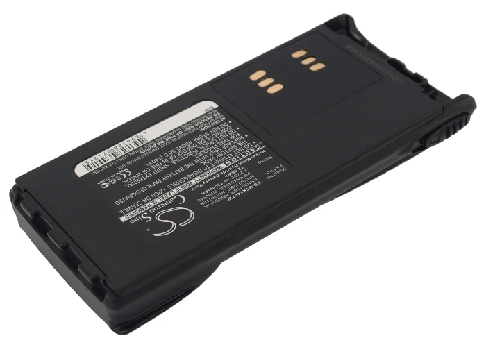 

Replacement Battery for Motorola GP1280, GP140, GP240, GP280, GP320, GP328, GP330, GP338, GP339, GP340, GP360, GP380, GP540