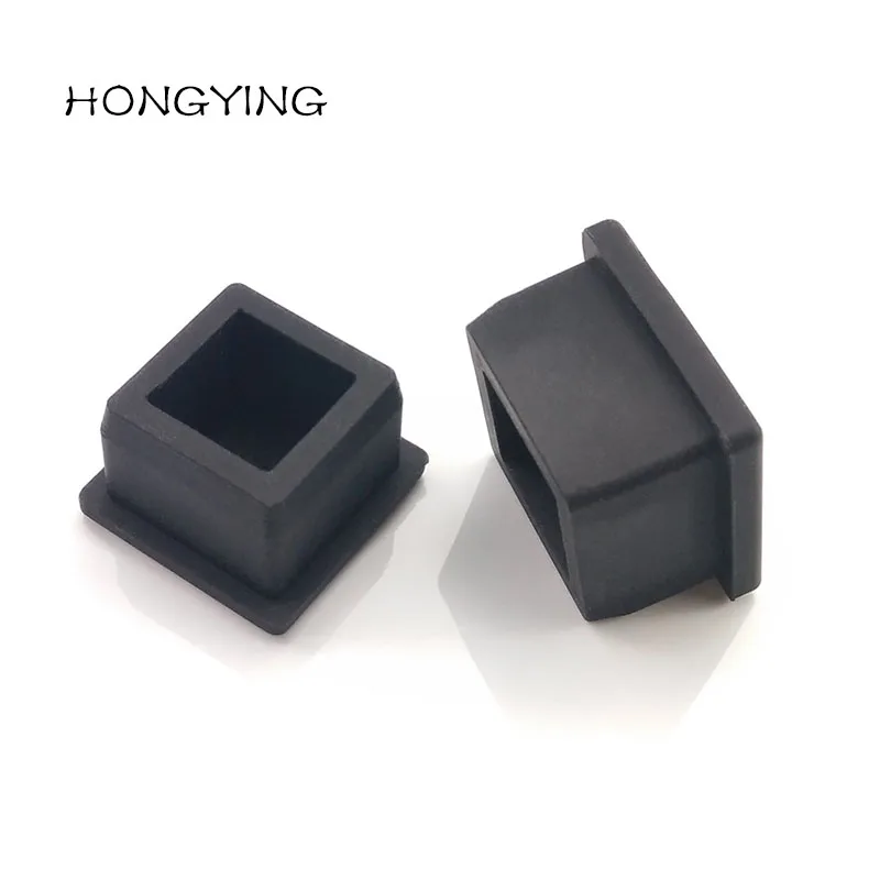 Environmental Protection Square Silicone Rubber Plug for Square hole 20mm 21mm 22mm 23mm 24mm 25mm 26mm of Automation Equipment