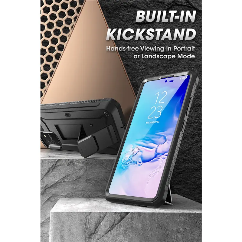 SUPCASE For Samsung Galaxy S10 Lite Case (2020 Release) UB Pro Full-Body Rugged Holster Cover WITH Built-in Screen Protector