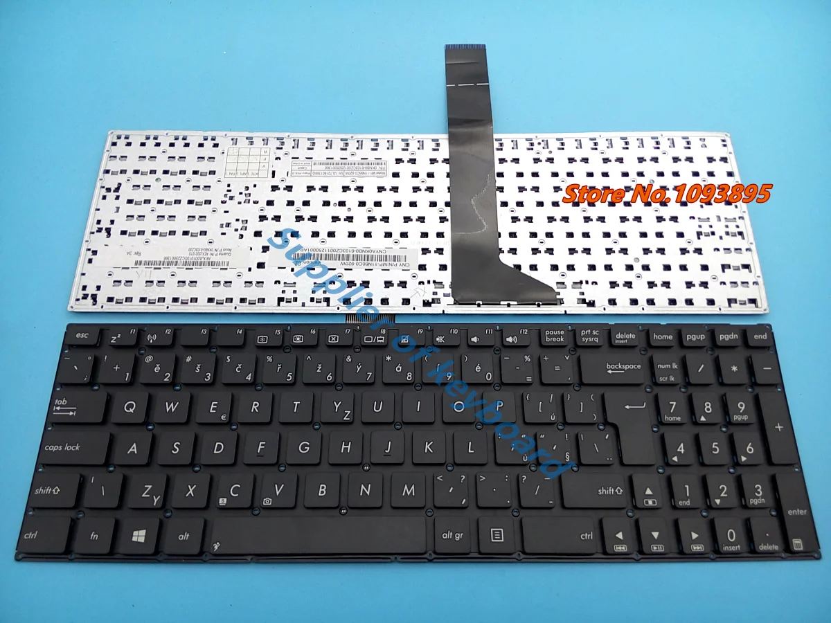 NEW For ASUS F552MJ F552V F552W F552WA F552WE P550C P550L Laptop Czech/Slovakian Keyboard