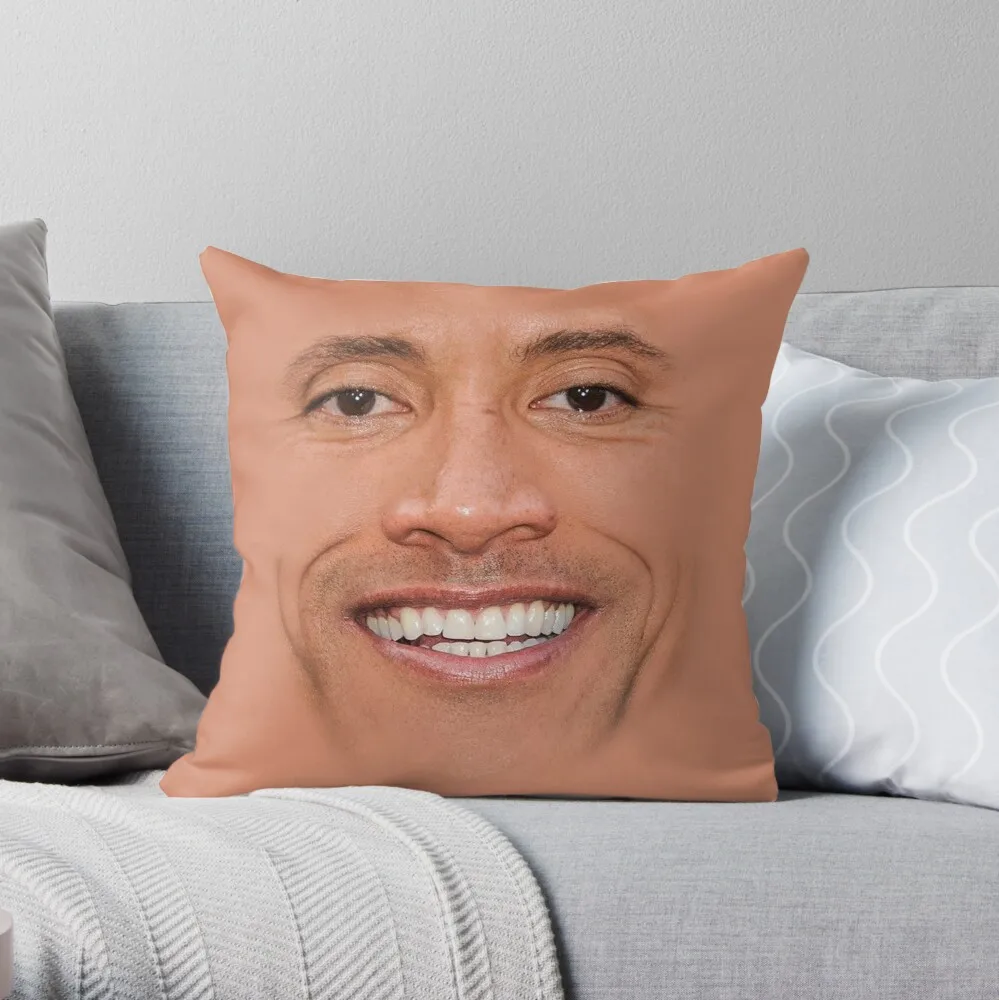 Dwayne  Throw Pillow Pillowcase Cushion Cover Home Decorative Sofa Pillow Cover Cushion Cover 40x40cm 45x45cm