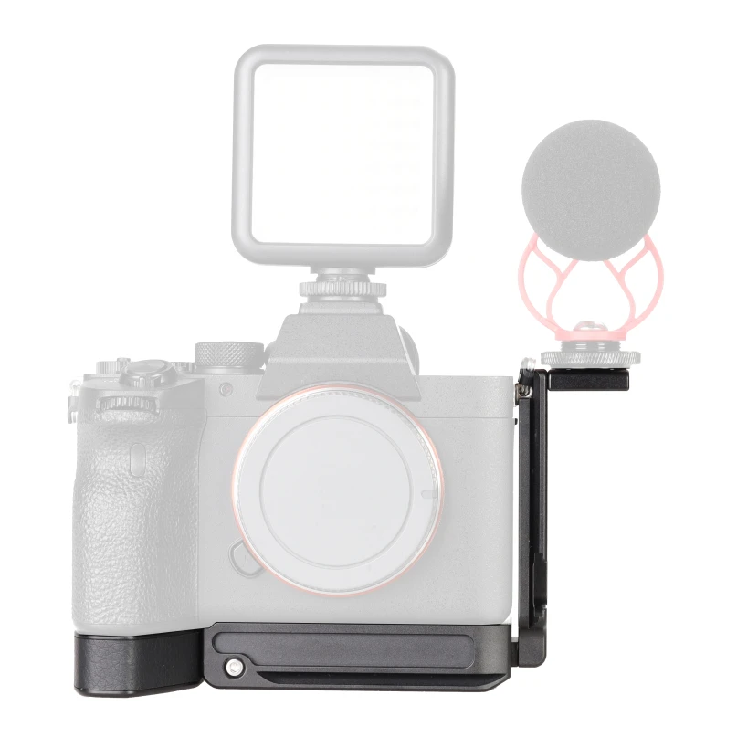 WEPOTO ILCE-A9M2/A7RM4A/A7R4 Metal Quick Release Base Bracket Hand Grip ใช้งานร่วมกับ Sony ILCE-A9M2/A7RM4A/a7R4