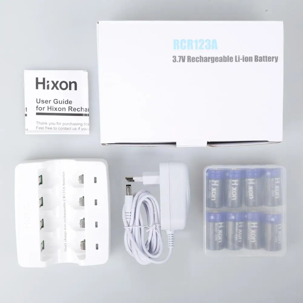 Batteria ricaricabile 900mAh 3.7V per fotocamera Arlo HD e batteria agli ioni di litio Reolink Argus [Set batteria e caricabatterie 8pc]