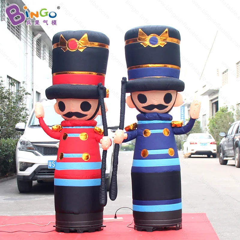 Standing type 2 meters high inflatable soldier for event decoration / soldier balloon toys for sale