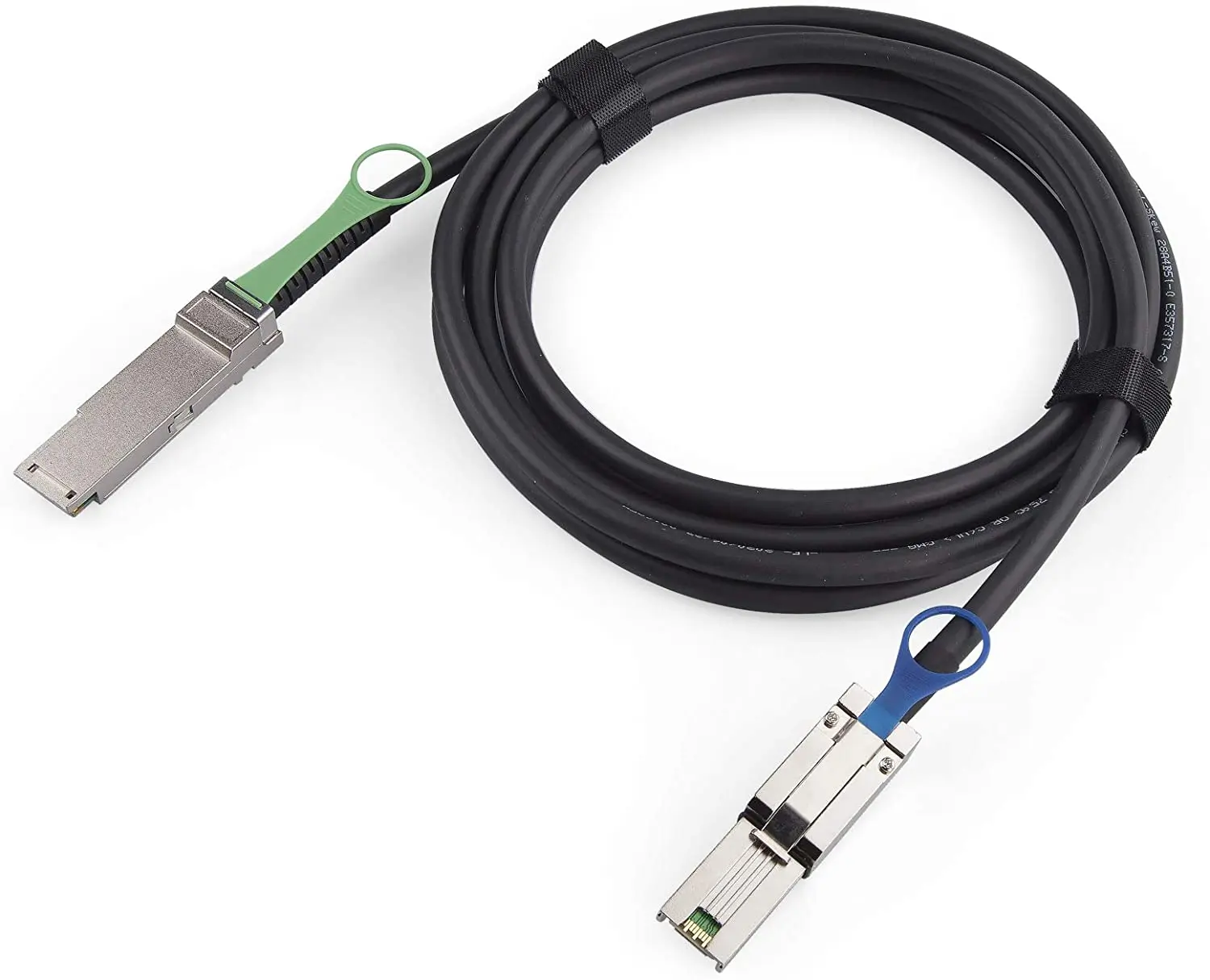 Imagem -03 - Qsfp Sff8436 Ddr Híbrido Sas Cabo Sff9088 m 33ft 100-ohm