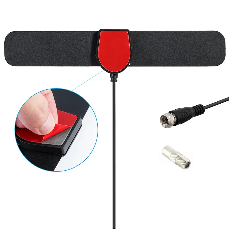 High Quality Indoor TV Antenna DVB-T2 ATSC 1080P Digital Amplifier High Gain Satellite Receiver Built-in Car Antenna