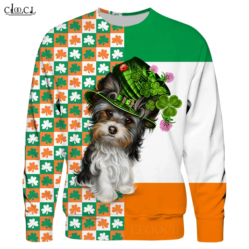 CLOOCL Newest Popular Irish St.Patrick Day 3D Print Mens Hoodie Harajuku Fashion Sweatshirt Unisex Casual Pullover Drop Shipping