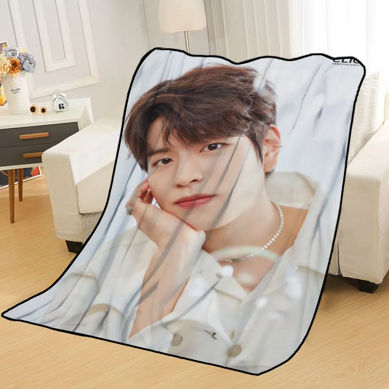 Nova chegada seungmin cobertores impressão cobertor macio jogar em casa/sofá/cama portátil adulto capa de viagem cobertor