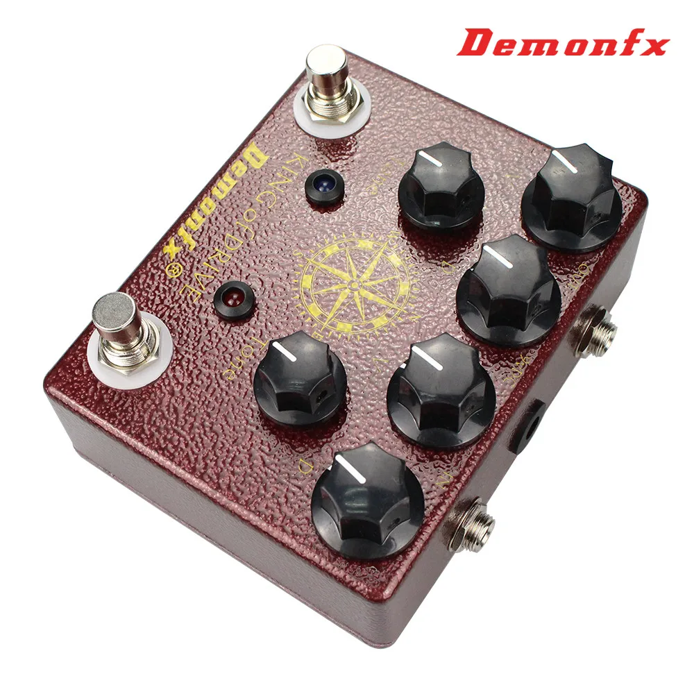 

Demonfx-King Of Drive King of Clone Overdrive, KOT King of Tone Effect Pedal, Demonfx с искажением Хоруса, высокое качество