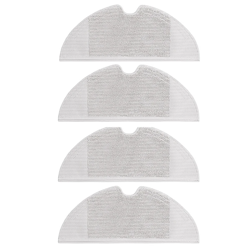 4Pcs Dweilen Doeken Voor Xiaomi Mijia 1C / STYTJ01ZHM Mi Robot Vacuüm Mop Robot Stofzuiger Vervangingen