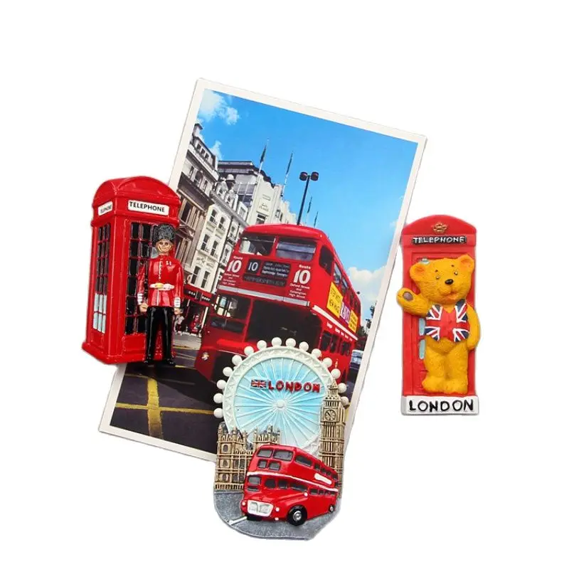 Magnet Refrigerator England London Cubs London Eye London Bridge Refrigerator Magnet Magnetic Refrigerator Souvenirs