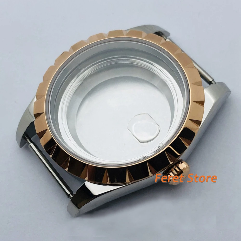 

Parnis 39mm polished stainless steel case sapphire glass fits ETA 2836 Miyota 8205 8215 821A Mingzhu DG 2813 3804 movement