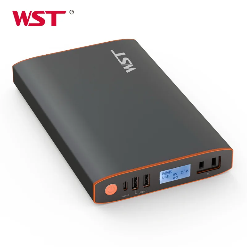 New quick charge 5V 9V 12V 15V 20V outdoor AC laptop power bank for 45W equipments