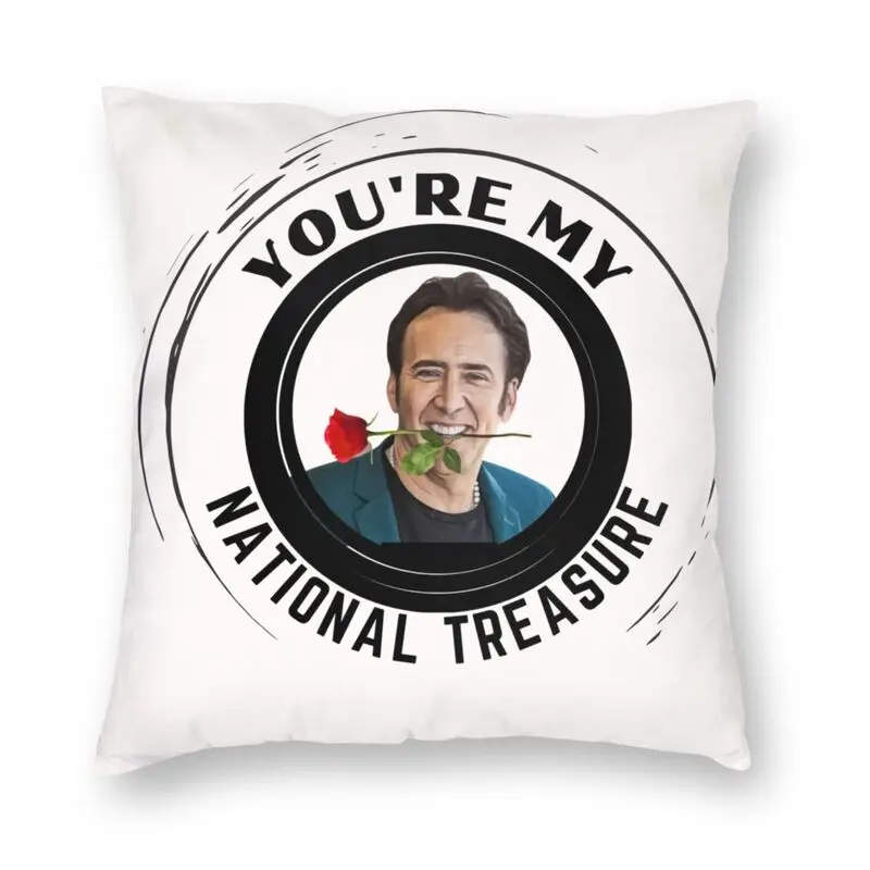 Nicolas Cage Love A Good Laugh Throw Pillow Cover Home Decorative Your My National Treasure Cushion Cover Pillowcover For Sofa