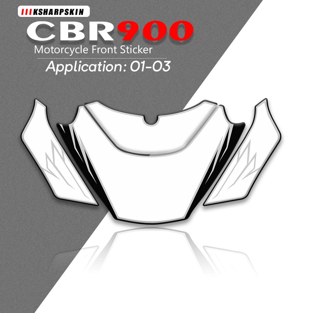 

New sale 3D Gel Motorcycle Front Fairing Decals Sticker Kit for Honda CBR900 FireBlade RR2 RR3 2001 2002 2003 MOTO 3D Gel