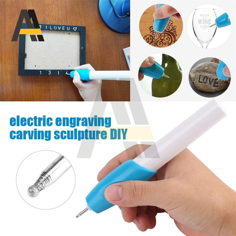 1pcs Mini Portable Engraving Pen For Scrapbooking Tools Stationery Diy Engrave It Electric Carving Pen Machine Graver Tools