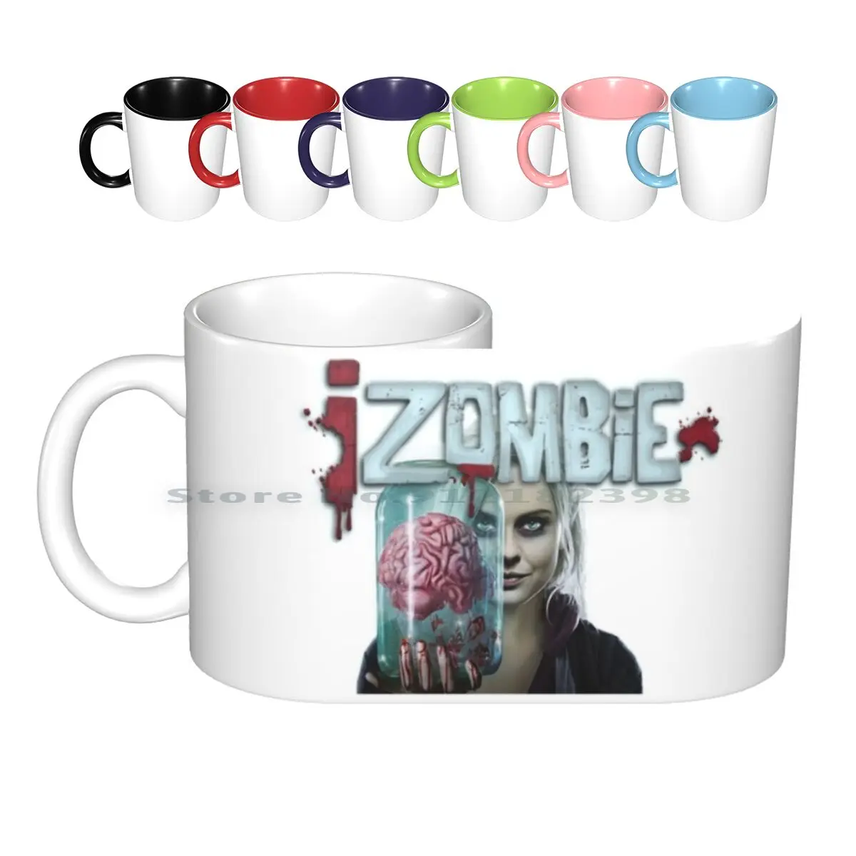 Izombie Ceramic Mugs Coffee Cups Milk Tea Mug Izombie Tv Serie Tv True Crime Olivia Moore Liv Ravi Chakrabarti Clive Babineaux