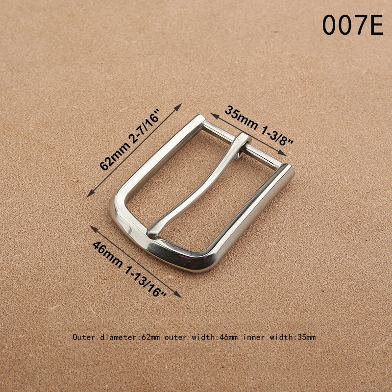 1 Stück 35mm Gürtelschnalle 304 Edelstahl Stiftschnalle Herren Taillengürtel Kopf Lederhandwerk Gürtelteile DIY Hardware Zubehör – Detail 10