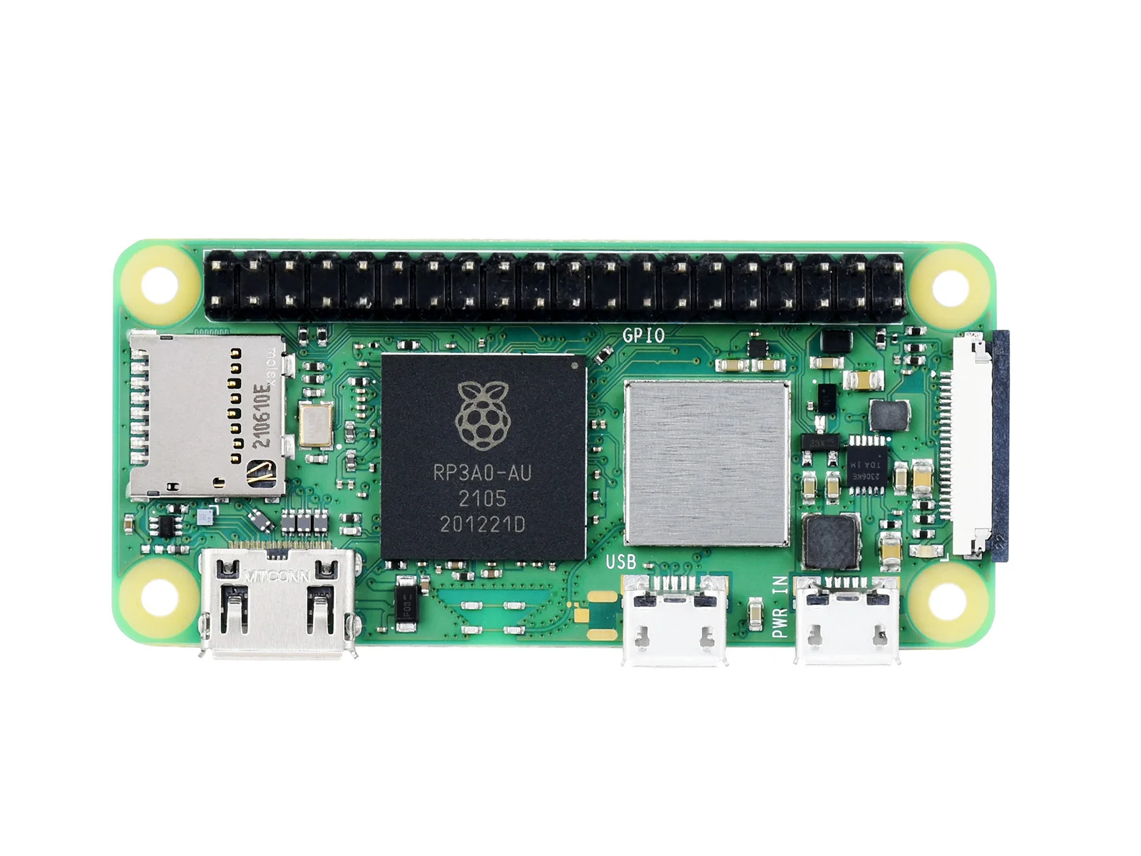 Imagem -02 - Waveshare Raspberry pi Zero w wh Whc Cinco Vezes Faster.1ghz Processador de Braço Quad-core Cortex-a53 Cpu Wifi Bluetooth 4.2 Ble