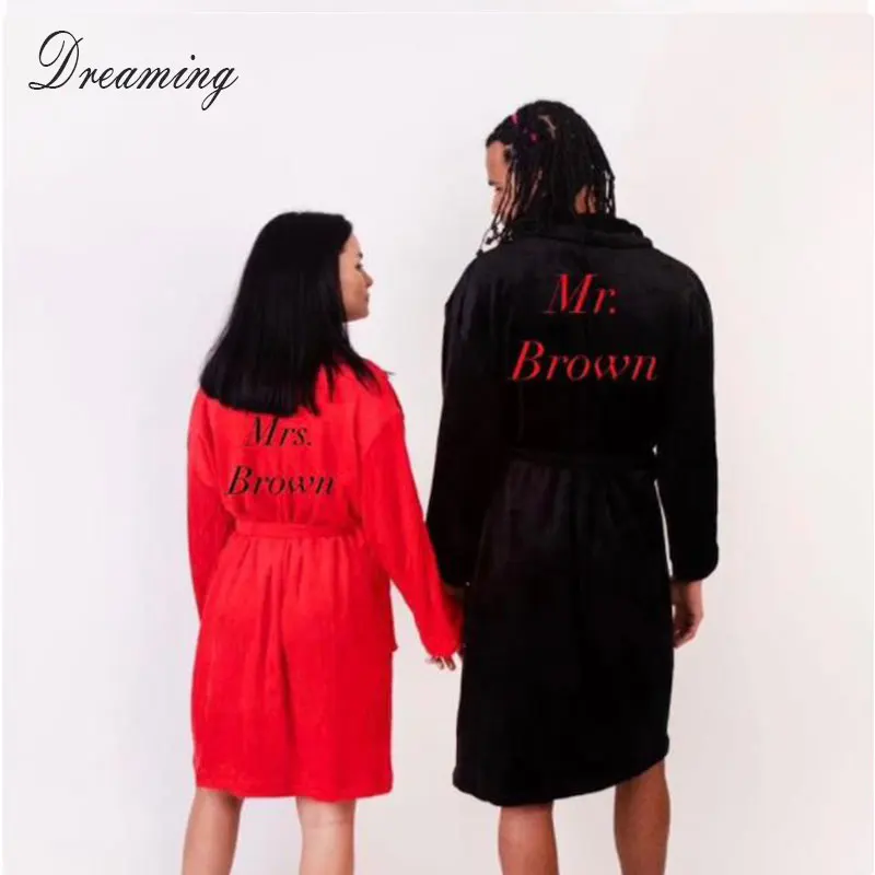 Honeymoon Terry Bathrobes Custom Couples Spa Robes Couples Gift Bride And Groom Gift Mr And Mrs Robes Anniversary Unisex Robe