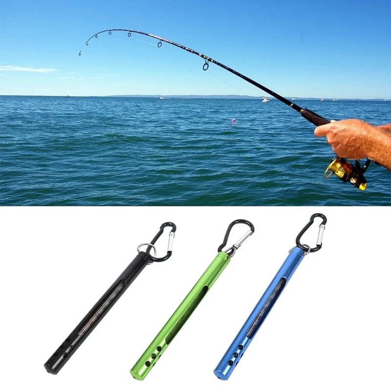 M5TC 1 Pc Fishing Thermometer Stream Water Temperature Measurement Fly Fishing Water Thermometer Fishing Accessories Tools