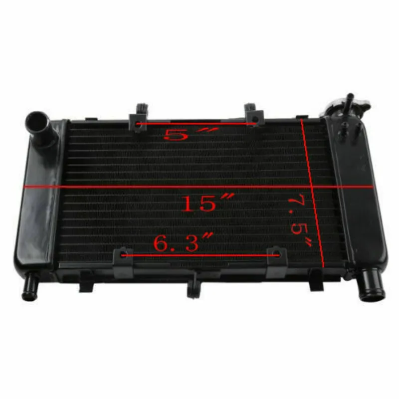 Motorcycle Radiator Cooler Cooling For Yamaha FZ600 FZ6 FZ6N FZ6S 2004-2006