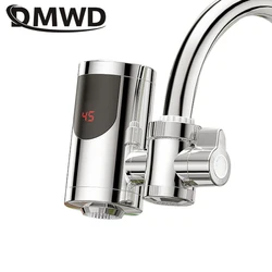 DMWD-Chauffe-eau électrique instantané avec affichage LED, chauffage rapide, eau chaude et froide, usage domestique pour les touristes, accessoire de cuisine