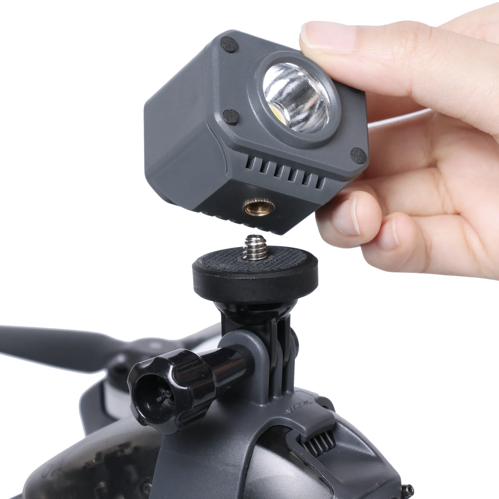 카메라 상단 브래킷 Gopro 스포츠 액션 카메라 어댑터 마운트 클램프 홀더 DJI FPV 액세서리 용 확장 키트 손전등 수정