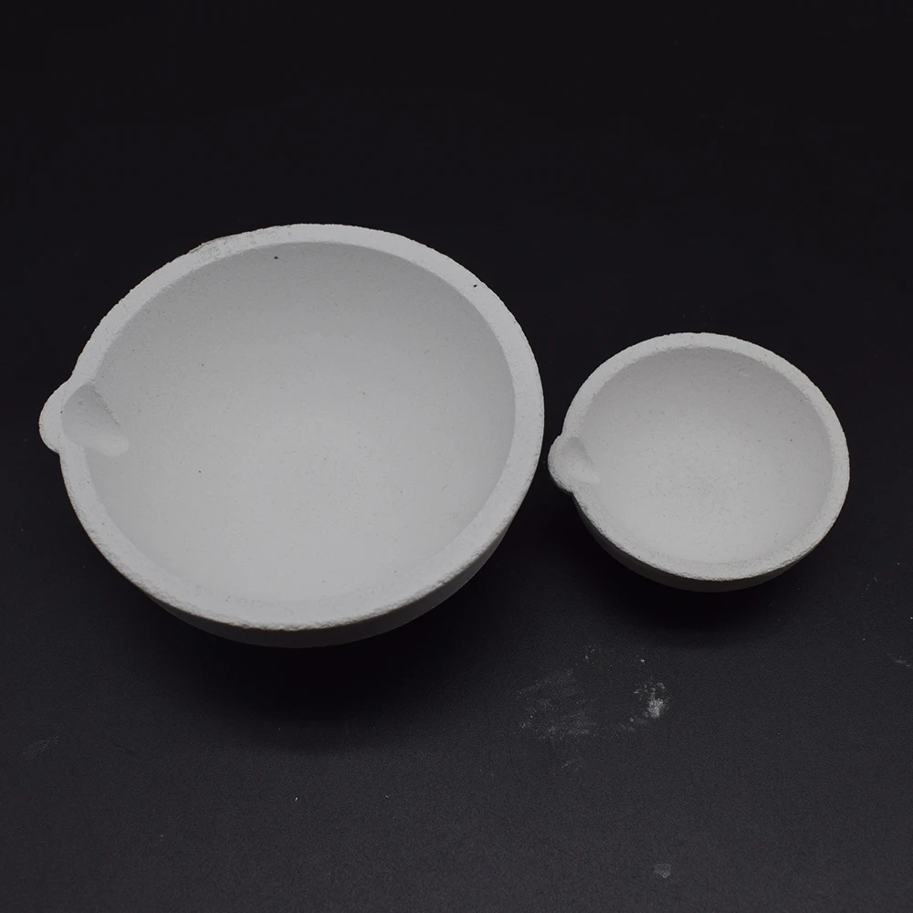 100g-1000g High Temperature Quartz bowl crucible Furnace Melting Casting Refining Gold Silver Jewelry tools