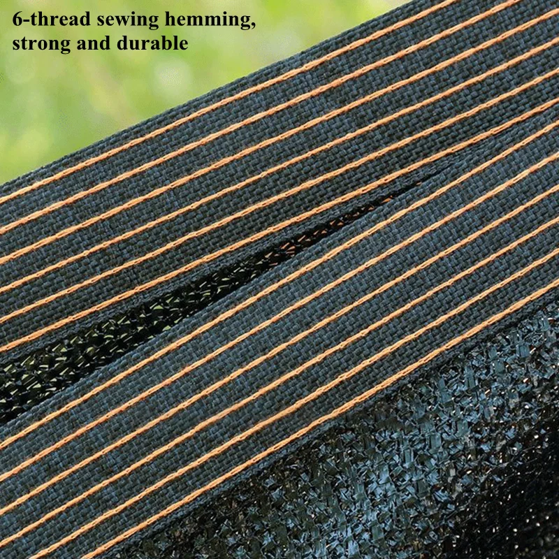 Black 3 Pin Anti-UV HDPE Shading Net Garden Balcony Succulent Plant Sunshade Net Outdoor Swimming Pool Sun Shade Net Car Cover