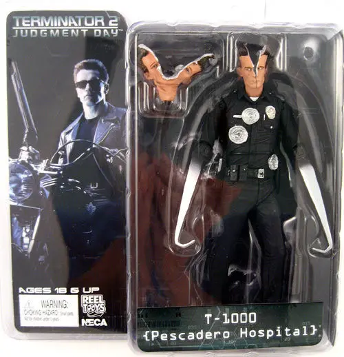 7inch/18cm NECA The Terminator 2 T-1000 Pescadero Hospital Action Figure T-800 collection model toy