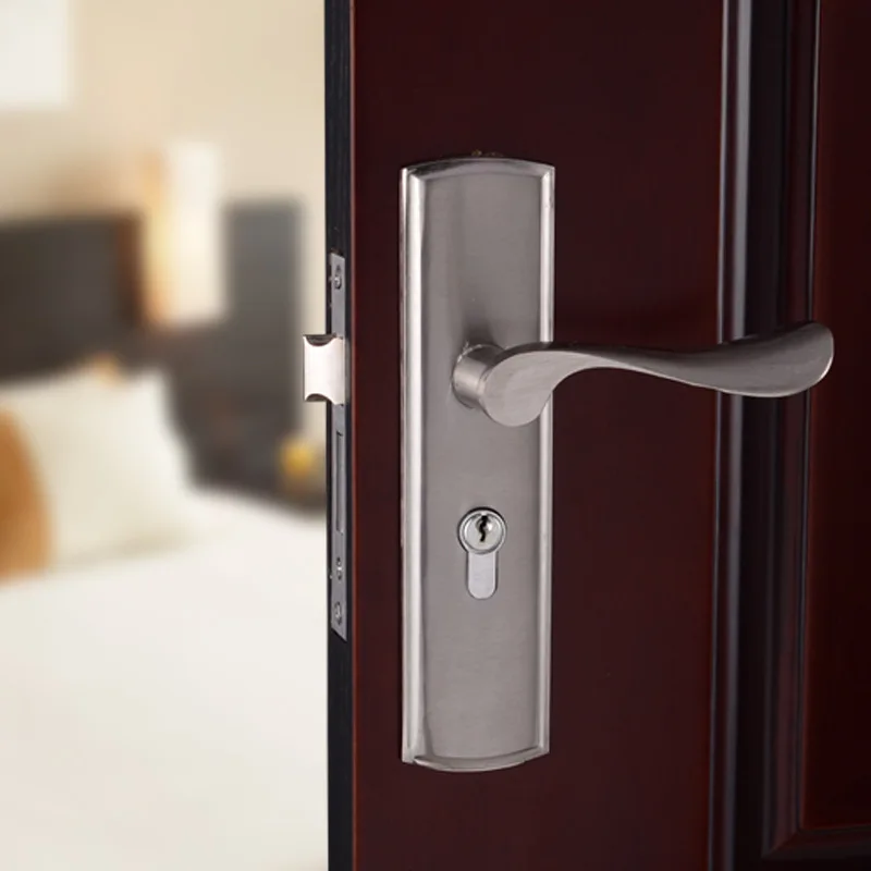 Modern Style Door lock Interior Room Aluminum Handle Lock For Wooden Door