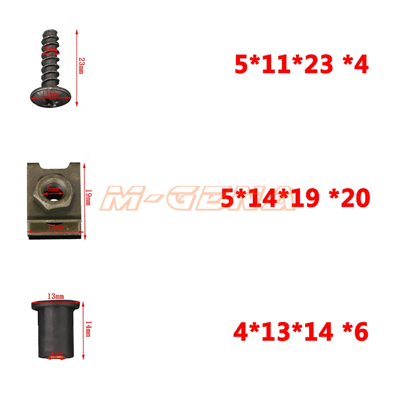 오토바이 액세서리 알루미늄 페어링 볼트 나사 키트, 야마하 YZF 600 1000 R1 R6 R3 R15 R25 T-MAX 530 TMAX 500 에 적합, 186 개