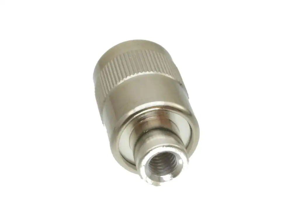 1PCS Connector UHF male PL259 plug solder RG58 RG142 LMR195 RG400 RF cable Silver