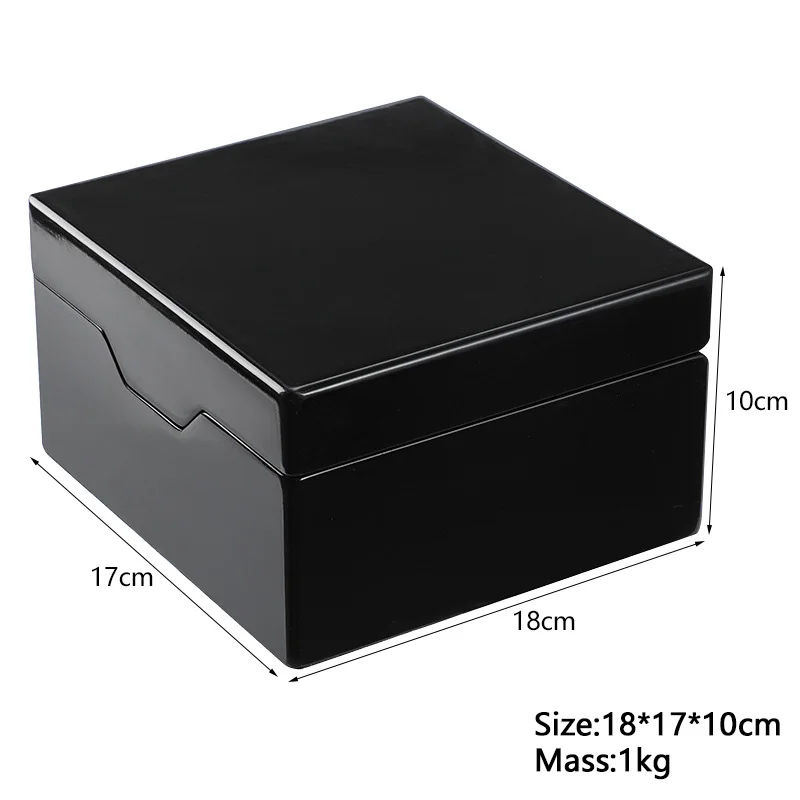 Solid Wood Paint Baking Convenient Switch High-grade Storage Watch Box Effectively Prevent Dust Magnetism Oxidation Boxes GiftsC