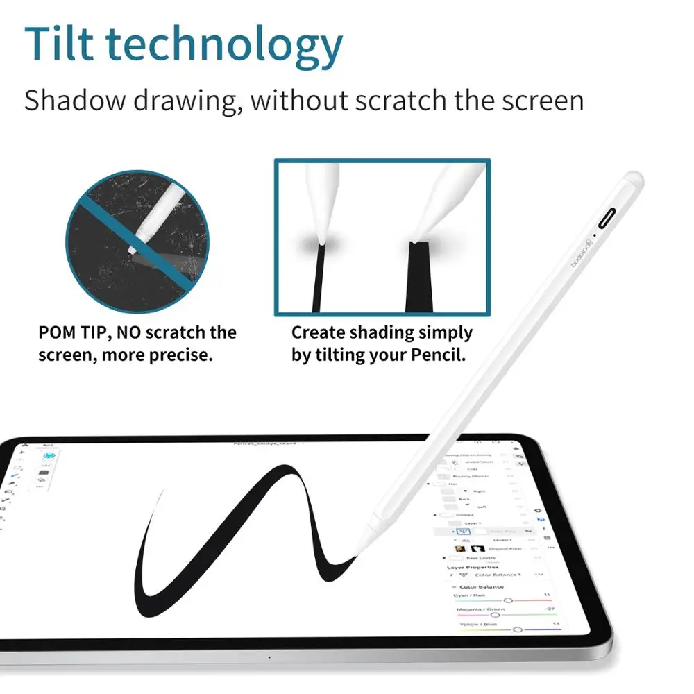 IPad Pencil with手のひら拒否、Apple Pencil 2 1 ipad Pen Pro 11