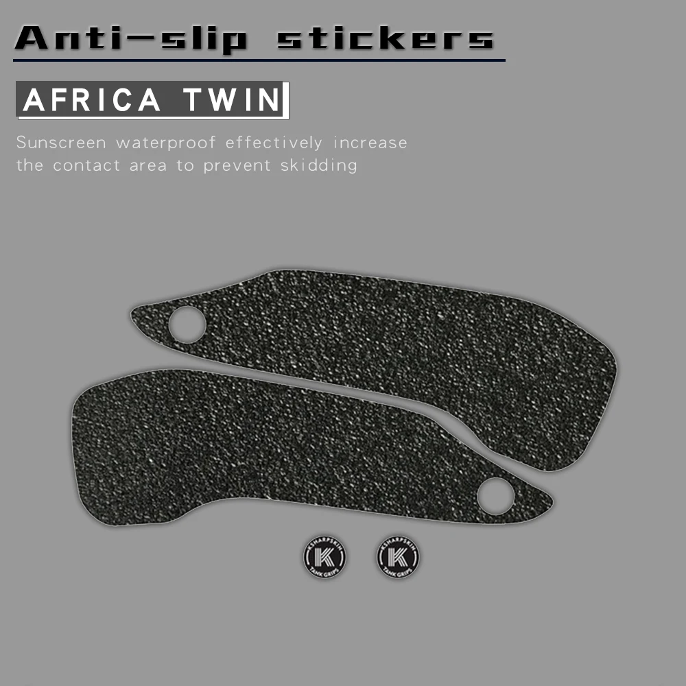 

Motorcycle fuel tank protection pad side matte non-slip stickers for HONDA DUCATI 2016-2018 AFRICA TWIN MULTISTRADA 1200 ENDURO