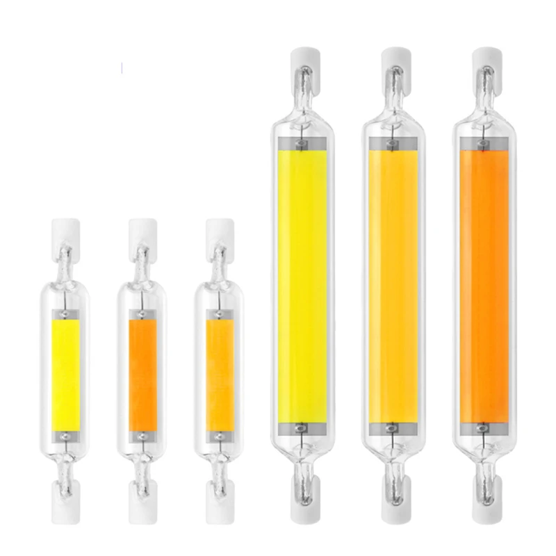 

Супер яркий светодиодный R7S 15 Вт 30 Вт 50 Вт 78 мм 118 мм высокий мощный Точечный светильник AC220V удара лампа Стекло трубка возможность замены галлогеновой лампой светильник