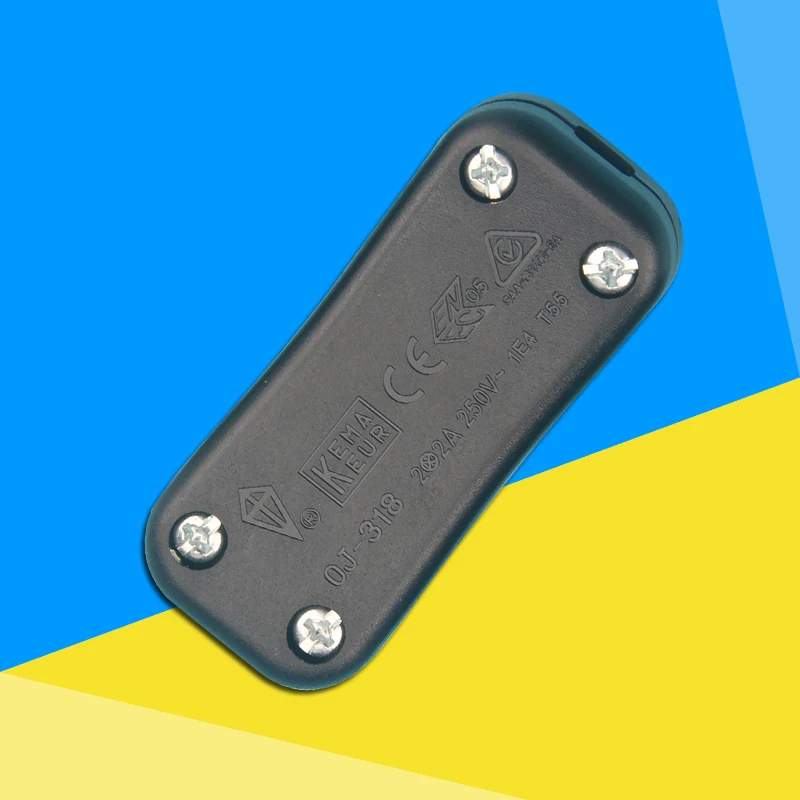 ON/OFF Inline Switch Black Inline Table Lamp Desk Light Cord Cable Switch 110-250V